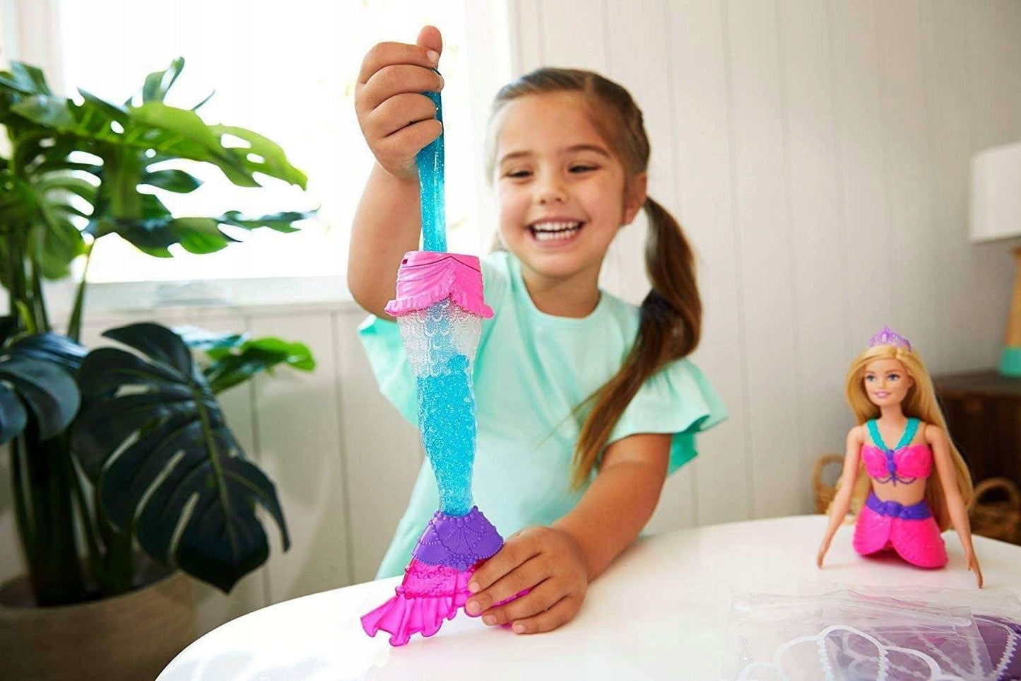 Barbie Mermaid Glitter Slime undinėlė lėlė