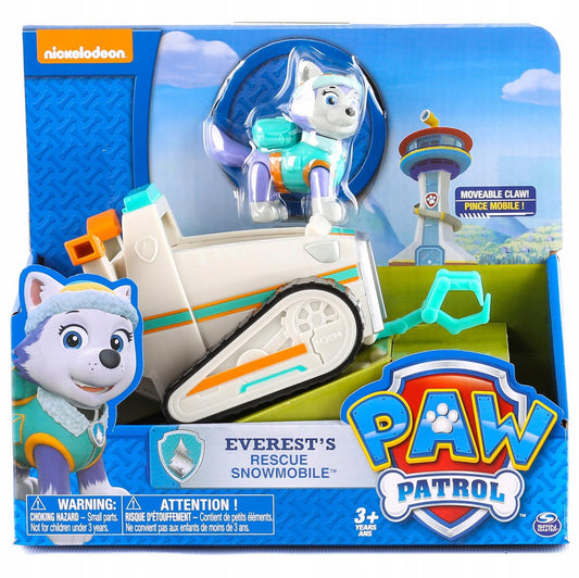 Paw Patrol Everest figūrėlė ir sniegomobilis