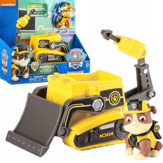 Paw Patrol Rubble figūrėlė ir buldozeris