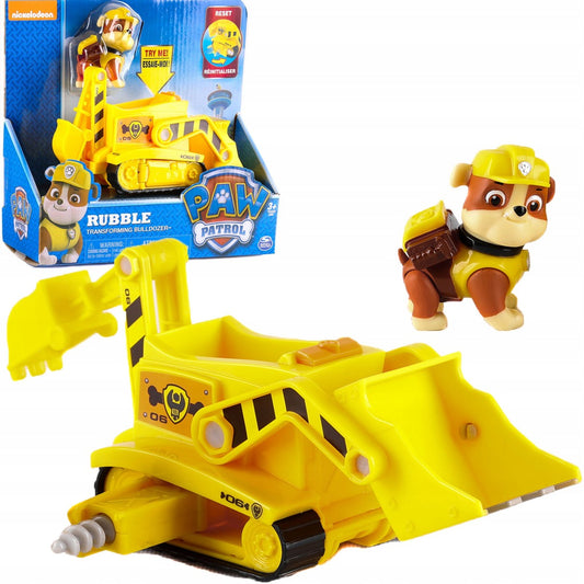 Paw Patrol figūrėlė ir buldozeris