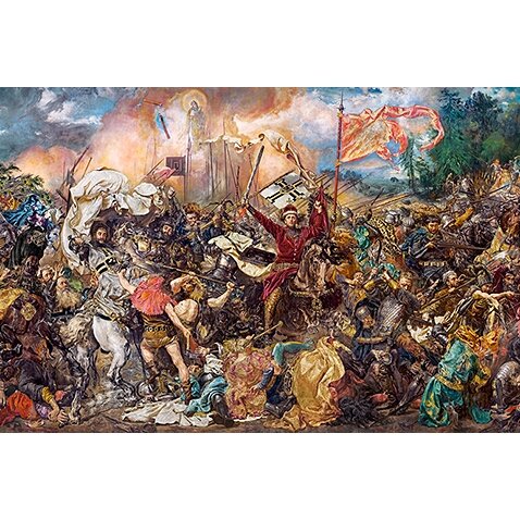 Castorland dėlionė THE BATTLE OF GRUNWALD, JAN MATEJKO 4000 det.