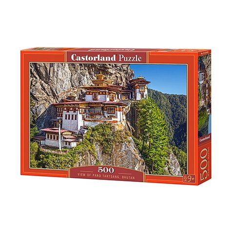 Castorland dėlionė View of Paro Taktsang, Bhutan 500 det.