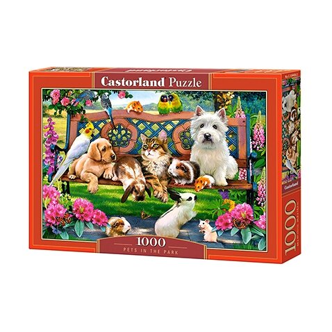 Castorland dėlionė PETS IN THE PARK 1000 det.