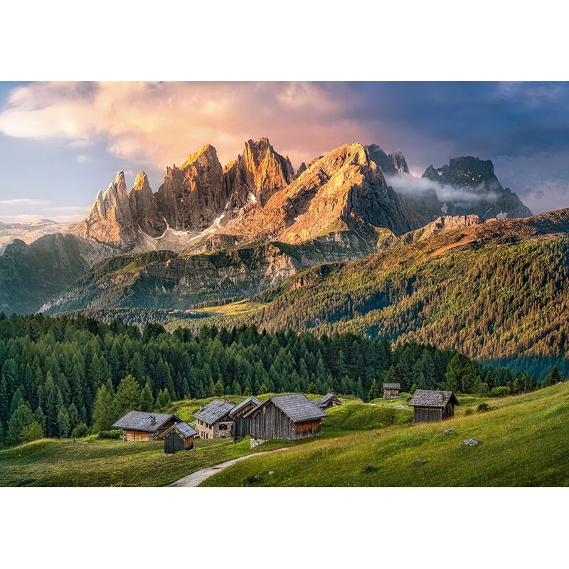 Cherry Pazzi dėllionė Mountain Scenery in the Dolomites 1000 det.