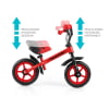 MILLY MALLY Balansinis krosinis dviratis DRAGON WITH BRAKE, raudonas