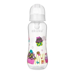 AKUKU A0005 250 ml profiliuotas dekoruotas buteliukas
