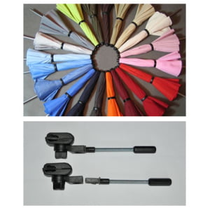 PIOTREX Vežimėlio skėtis, mišrių spalvų
