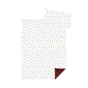 ALBERO MIO Antklodė su pagalve, raudona, V108