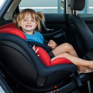 4 BABY NANO-FIX 0-18 kg automobilinė kėdutė, RAUDONA