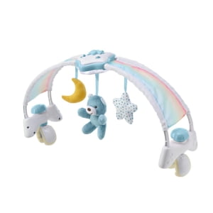 CHICCO Karuselė RAINBOW BED ARCH BLUE Cot Panel, 00010473200000
