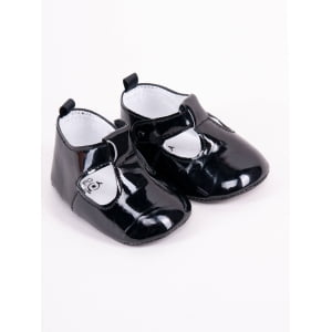 SCORPIO Kūdikio batai, juodi lakuoti, 3-9m, OBO-157C