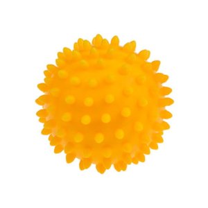 TULLO Sensorinis kamuoliukas masažui ir reabilitacijai, 9 cm, geltonas, 441