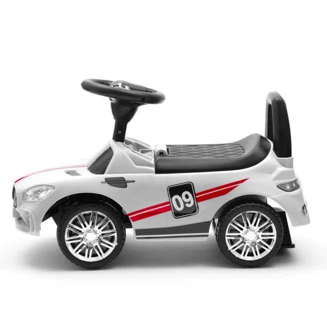 BABY MIX Vaikiškas automobilis RACER, baltas, 45835