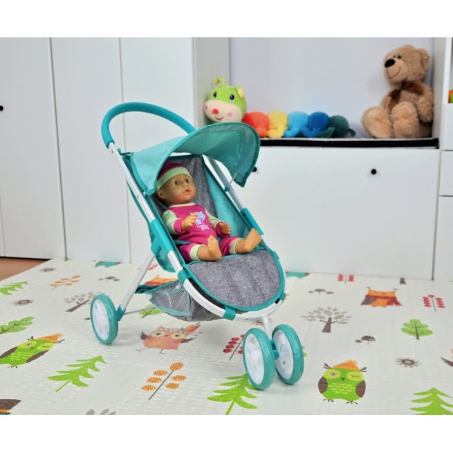 MILLY MALLY Lėlių vežimėlis Susie Prestige, Mint, 3106