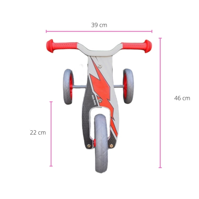MILLY MALLY Balansinis dviratis-triratis 2in1 Look