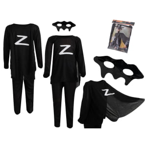 Zorro kostiumas, S dydis, 95-110cm