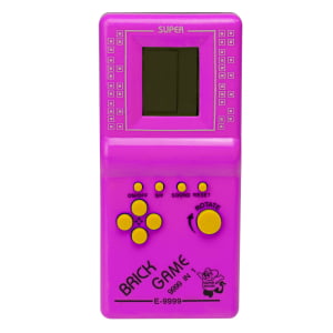 Elektroninis žaidimas Tetris, 9999in1, rožinis
