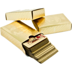 Kortų kaladė, auksinės