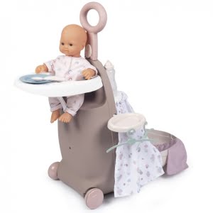 SMOBY Lėlės kūdikio slaugos daugiafunkcinis lagaminas