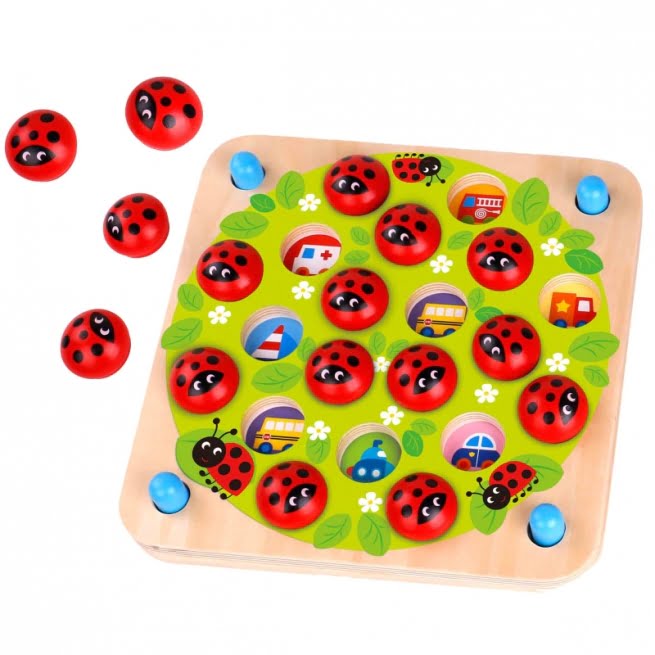 TOOKY TOY Atminties žaidimas Ladybug