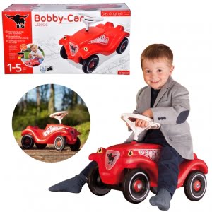 BIG Paspiriamoji mašinėlė Push Ride Bobby Car Classic, raudona
