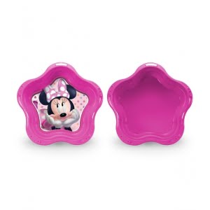 INJUSA Smėlio dėžė Minnie Mouse, su dangčiu, rožinė