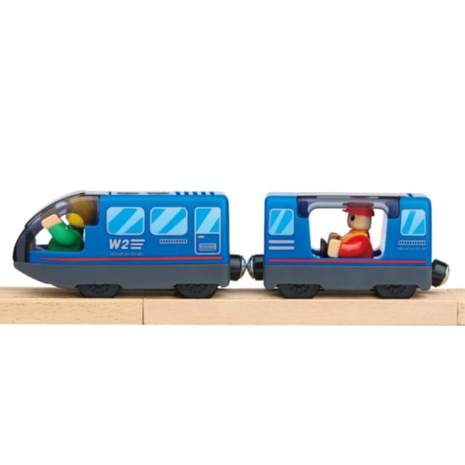Tooky Toy Mediniai geležinkelio bėgiai, 70 dalių