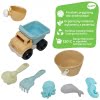 WOOPIE Smėlio žaislų rinkinys su savivarčiu Green, 8 dalys