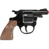Gonher Policininko revolveris, juodas, 8 šoviniai