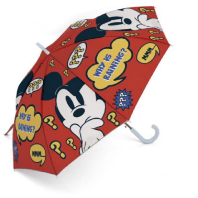 Vaikiškas skėtis Peliukas Mikis, raudonas, 5266