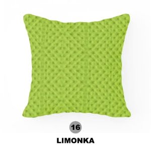 Dekoratyvinės pagalvės užvalkalas Minky, 40x40, lime