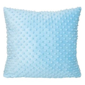 Dekoratyvinės pagalvės užvalkalas Minky blue light, 40x40
