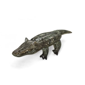 Bestway Pripučiamas plaukimo krokodilas su rankena, 193 x 94 cm