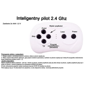 2,4 GHz nuotolinio valdymo pultas transporto priemonėms PILOT-P-21-BDM0922