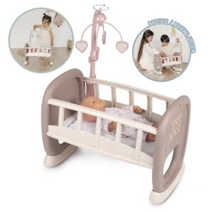 SMOBY Kūdikio lėlės lopšys su karusele