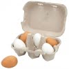 Viga Toys Mediniai kiaušiniai kartoninėje dėžutėje