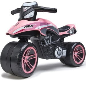 FALK Lenktyninis paspiriamasis motociklas, rožinis, nuo 2 metų